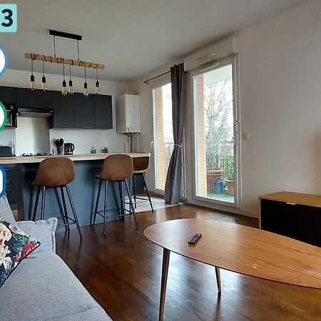 Parking & Balcon * Ideal Jo 2024 * Stade De France Saint-Denis  Ngoại thất bức ảnh